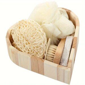 1 Boxed Medium Heart-Shaped Sisal Flying Disc Set